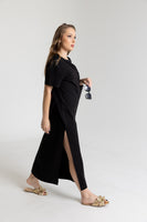 Maxi T-Shirt Dress With Side Slits