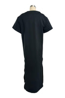 Maxi T-Shirt Dress With Side Slits
