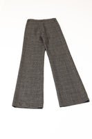 Wool High Rise Front Pleats Pants