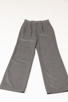 Wool Cashmere High Rise Flare Pants